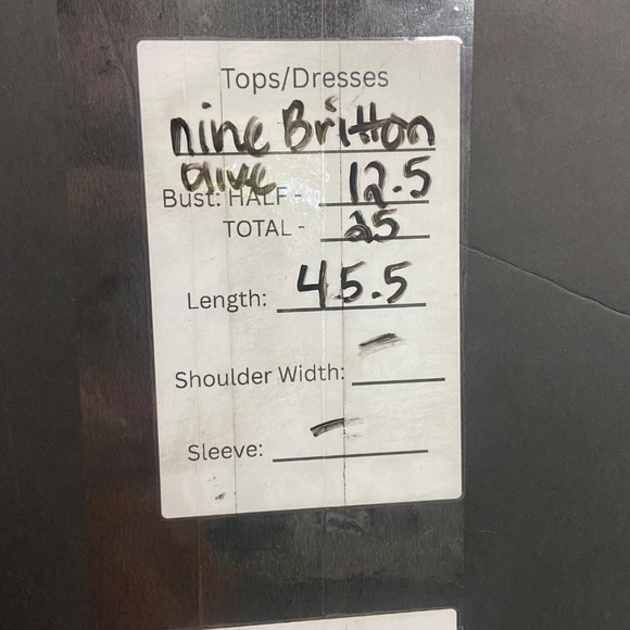 Nine Britton Olive Ribbed Green Sleeveless Maxi Dress Women’s Small - Picture 9 of 9